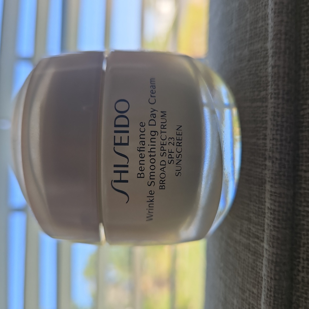 Shiseido Benefiance Wrinkle Smoothing Day Cream. 1.8 OZ.